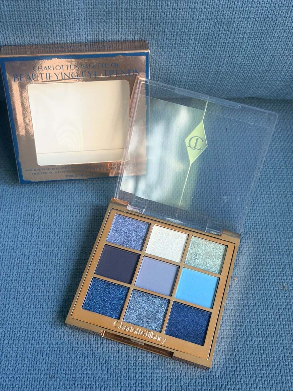 Charlotte Tilbury Palette of Beautifying Eye Trends Denim Dimension NIB